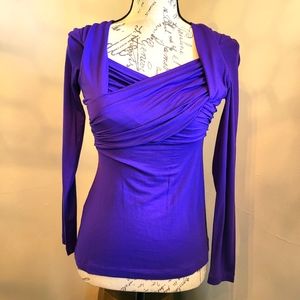 *NWOT* Purple BCBG Top XS